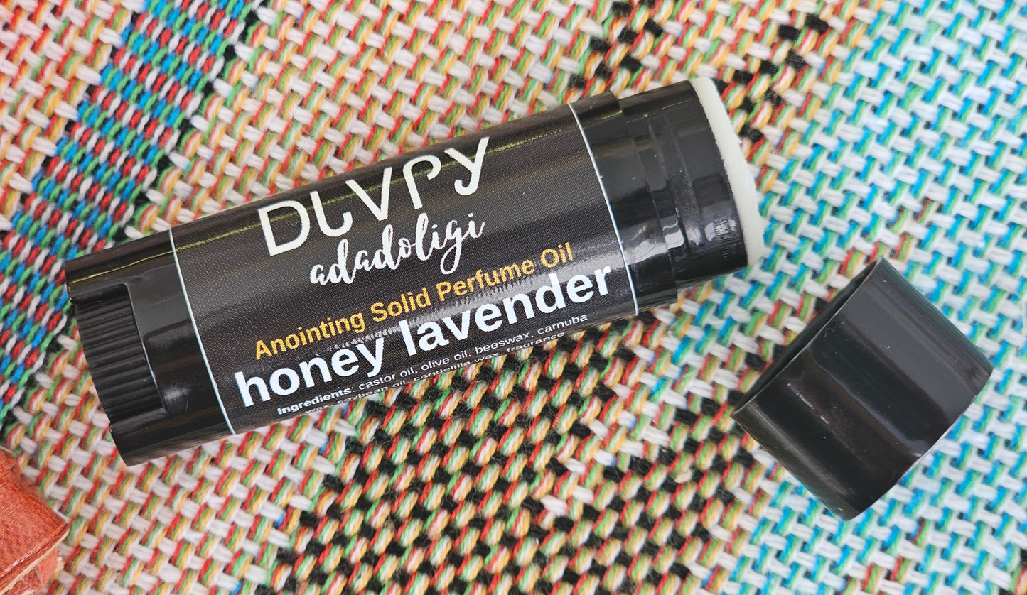 Anointing Solid Perfume Oil - Honey Lavender