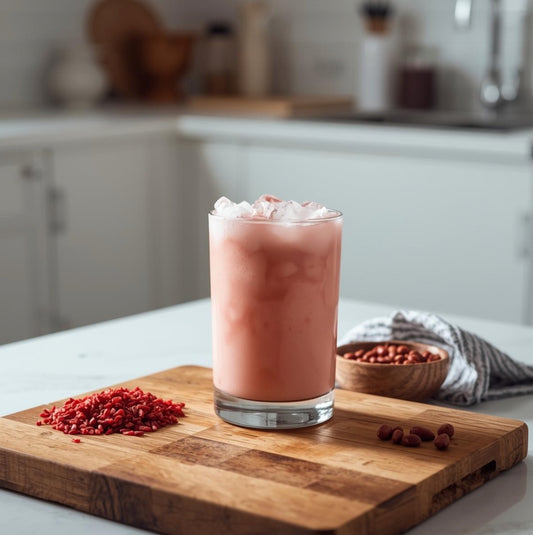 Digital Recipe Card - Crimson Hearth Red Rice and Adzuki Bean Horchata
