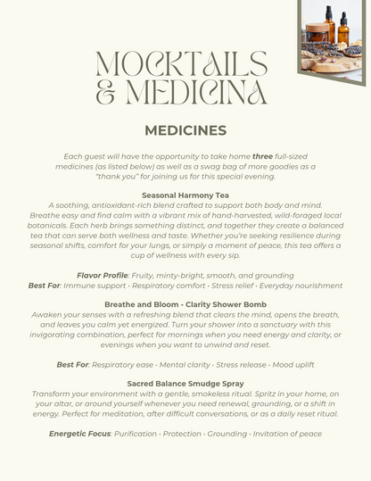 Mocktails & Medicina